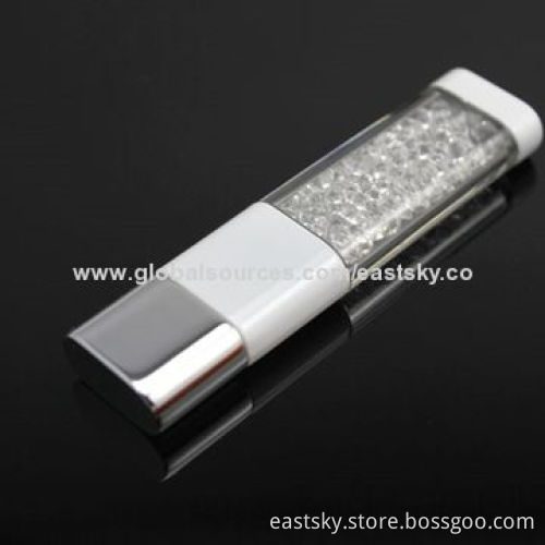 Colorful Crystal USB Flash Drive, 64MB to 32GB Memory Capacity, OEM Orders are WelcomeNew